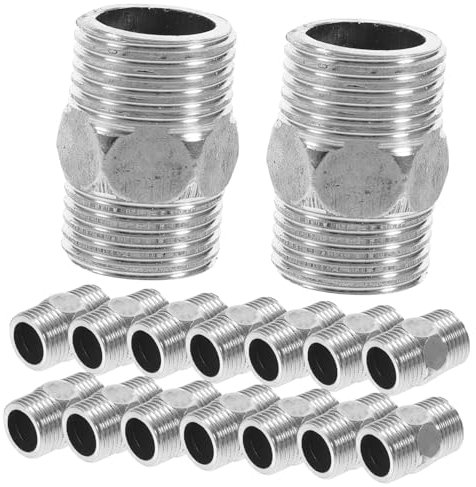 SEWOART Raccords De Plomberie En Acier Inoxydable De Haute Qualité De 1/2 Pouce Lot De 10 Pièces Connecteur De Robinet Adaptateur De Tuyau