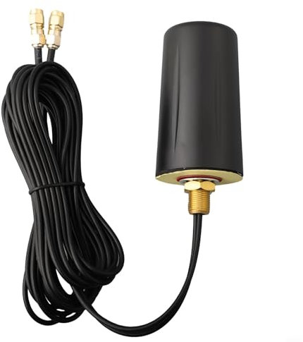 Sistema di antenna esterna mobile a doppia banda dell'antenna 5G 4G LTE con guadagno omnidirezionale 5DBi del connettore del cavo RG174 per il supporto del veicolo