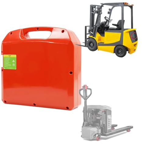 JHKJ Batteries au Lithium 48V 20Ah 30Ah pour Chariots élévateurs et 24V 20Ah 30Ah 40Ah 60Ah pour transpalettes électriques, compatibles avec Moteur 500W-1500W et équipés d'une poignée,24v30ah