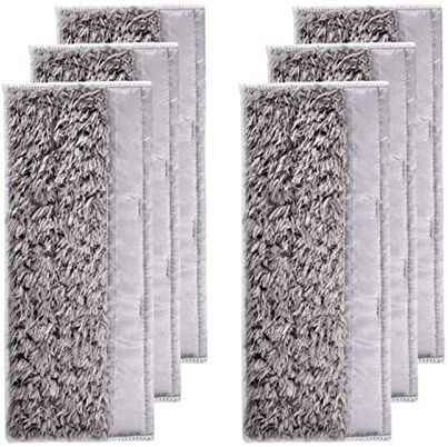 Mop, Compatible for Roomba, Braava Jet M6 Washable Mop Cloths Rags Pads Accessories Robot Vacuum Cleaner Dry Wet Mop Cleaner Cloth Rag Parts(6PCS)