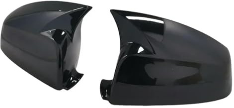 Kåpor Backspegelkåpor För BMW 5-serie E60 E61 LCI Sedan 2008 2009 2010 Backspeglar I Kolfiberutseende Svarta(Black One Pair)