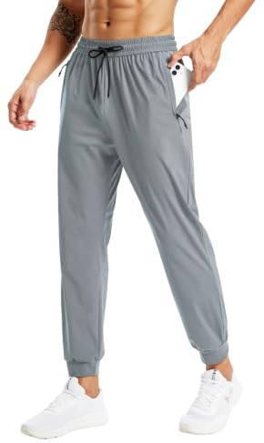 Rane Sports Men's Lightweight Athletic Pants Breathable and Stretchy Jogging Pants Suitable for Fitness Running and Casual wear