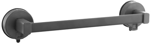 Novocloud Porta Asciugamani Bagno Ventosa, 30 cm Portasciugamani a Ventosa Porta Asciugamani Bagno Alluminio Resistente portasciugamani Supporto per Asciugamani per Bagno e Cucina