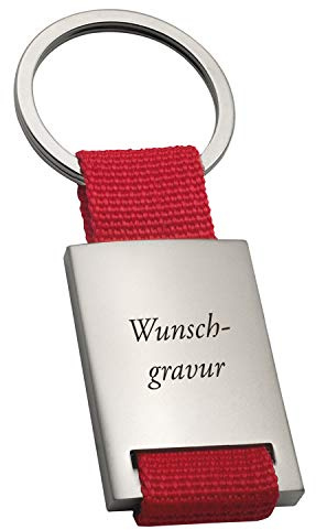 Schlüsselanhänger Personalisiert mit Gravur | Beidseitige Gravur möglich | Erhältlich in Schwarz, Blau und Rot | Wunschgravur | Geschenk zu Weihnachten für Mama Papa | 8,5x3,5cm