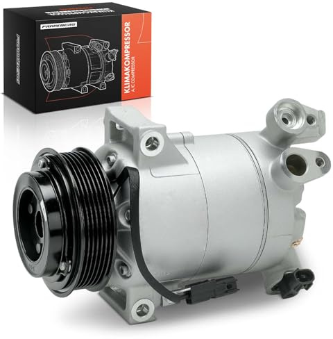 Frankberg Klimaanlagen Kompressor Klimakompressor mit Kupplung Benzin Kompatibel mit C-Max II DXA/CB7 DXA/CEU C-Max II Van Focus III Replace# 1807410, inkl. Öl vorbereift