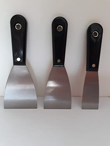Spachtel Set 3tlg. 4-6 - 8 cm Malerspachtel mit Kunststoffgriff