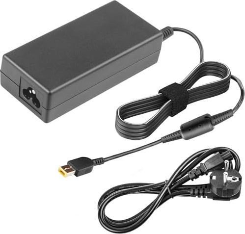 ARyee 90W 20V 4.5A Chargeur pour Ordinateur Portable pour Lenovo IdeaPad Yoga ADLX90NLC3A ADLX90NCC3A Thinkpad T470 T460 T440 T440p T440s E431 IdeaPad Yoga 2 11, 2 13, 2 Pro, 11, 11S, 13 (11 * 5mm)