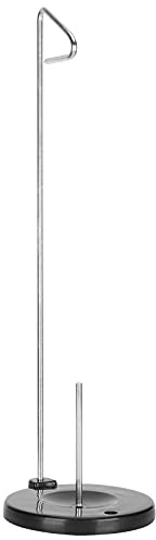 Supporto Filo Singolo Bobina Cono Universale per Macchina Cucire, Base Plastica 15cm Asta Acciaio 30cm, Portarocchetto Overlock Ricamo, per Sartoria Domestica Professionale