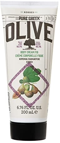 KORRES Olive Fig Moisturising Body Milk for Smooth Skin with Extra Virgin Olive Oil with Fresh Fig Fragrance Vegan 200ml