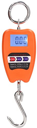 Digitale Hängewaage, Hängegewichtswaage, Tragbar, 200 Kg Belastbar, Präzise, ​​multifunktionale Hand-Mini-Hängewaage, Elektronische Hakenwaage Mit LCD-Bildschirm
