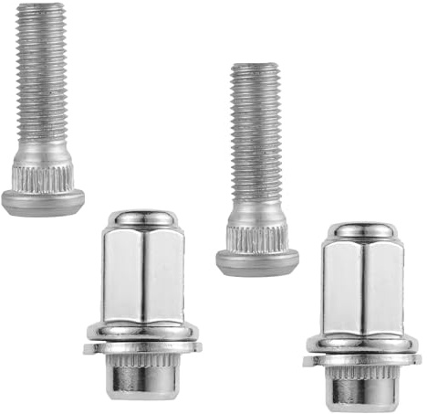 PEUTIER Juego de Tuercas de Perno de Rueda M12x1.5 de 4 Piezas, Compatible con Toyota Corolla Camry 4Runner Celica RAV4 Avalon Lexus GS350 GX460 GX470 ES300 SC400 para 90942-01058