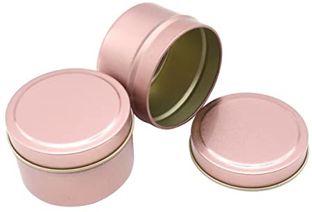 Ciieeo 5pcs Elegant Multi-purpose Tinplate Candy Boxes Lids for Storage Tea Leaves Gifts