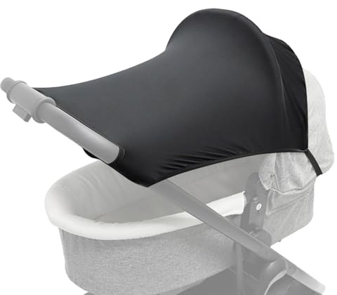 Parasole per passeggino | Copertura impermeabile per carrozzina, protezione UV – Copertura parasole per seggiolini auto, carrozzina, passeggino