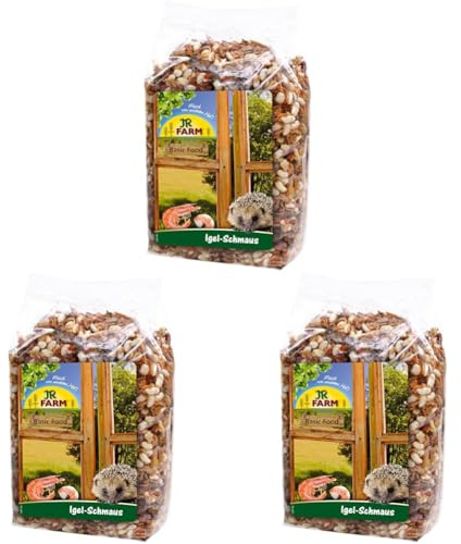 JR FARM Garden Igel-Schmaus 500 g (Packung mit 3)