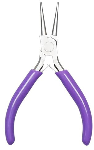 Jewelry Round Nose Pliers Wire Looping Pliers Micro Round Plier Tapered Jaw Precision Nippers for Craft Jewelry Making DIY