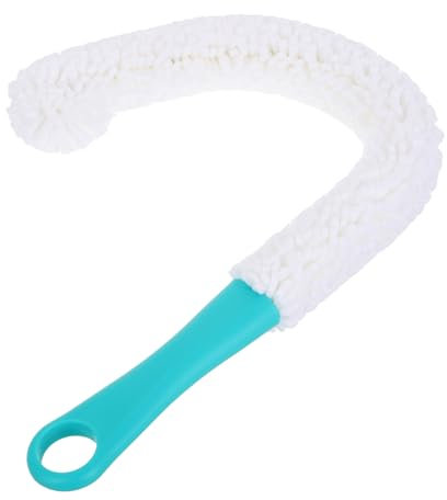 Flexible Decanter Glass Brush Wine Glass Cleaner with Long Handle Multi-Purpose Sponge for High Stem Glasses and Bottles