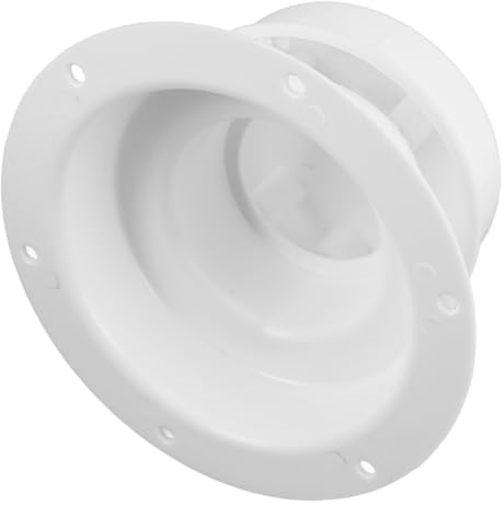 Toyvian Rv Plumbing Vent Cover Kit and Screws for Camper Motorhome and Trailer Ventilation Plastic Roof Vent Cap Camper Sewer Cap Roof Ventilation for