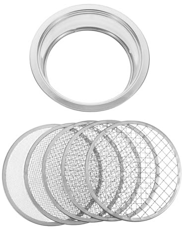 Happyyami Stainless Steel Garden Screen Soil Sieve Gardening Sieve for Bonsai Rocks Versatile Tool for Soil Sifting