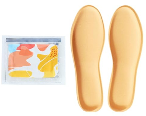 Sohlenwärmer,Wärmesohlen für Schuhe, Schuhwärmer Einlagen, Thermosohlen,100% Natürliche Wärme,1 Paar Fußwärmer Sohlen,Wärmeeinlagen für Schuhe,Schuhheizung für 10h warme Füße mit 1 Paar Wärmepflaster