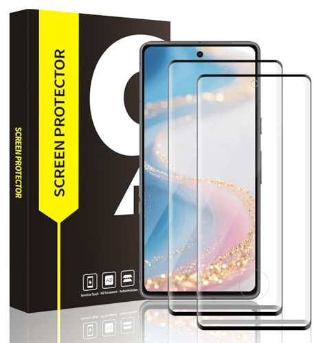 Carantee Schutzfolie für Panzerglas für Google Pixel 7 Pro 5G, 2 Stück 3D-Volle Bedeckung Bläschenfrei Panzer Schutz Glas für Google Pixel 7 Pro, Anti-Staub Anti-Öl Displayschutzfolie