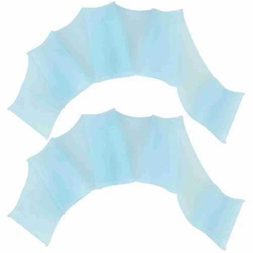 1 Paire de Gants de Natation, Gants palmés en Silicone pour Palmes de Natation, Palmes, Gants de Natation, Fitness Aquatique, résistance à l'eau pour Femmes et Hommes (S)