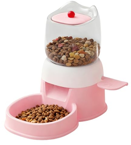 Automatic Food Dispenser for Cats, Non-Slip with 2 Litres Capacity – Feeding Station for Cats, for Home, Office, Patio, Garden, Pet Shop Indoor and Indoor