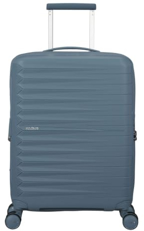 American Tourister Fastforward Spinner 55/20 TSA EXP Trolley Steel Blue hellblau