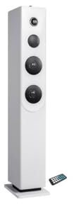 INOVALLEY HP33-CD Tour de son Bluetooth - Lecteur CD - Blanc