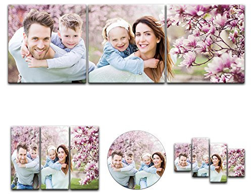 Ihr Wunsch-Motiv auf Leinwand - Wunschmotiv - Panorama-Format - 150x50 cm / 50x150 cm 3teilig - Ihr Foto auf Leinwand - SOFORT VORSCHAU - Bild - Dein Wunschbild aufgespannt auf Bilderrahmen