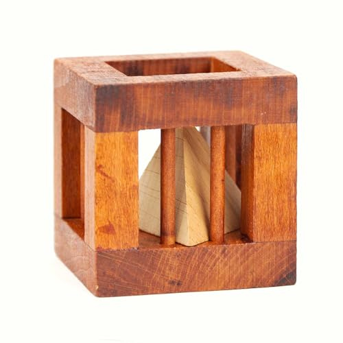 Logica Jeux, Art. Set Bois 12 en 1 - Lot de Casse-Tête 3D en Bois Précieux - Toutes Le Difficultés - Collection Leonardo da Vinci
