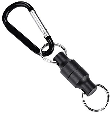 MAGT Hook Fishing Magnet Fishing Strongest Magnetic Clip Release Magnetic Hanging Holder Carabiners Aluminum Unique Keychain Hook Magnet Buckle for Fly Fishing