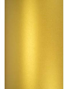 Netuno 20x Bastel Karton Perlmutt Gold DIN A4 21 x 29,7 cm 250g Aster Metallic Cherish Perlmuttkarton farbig metallic glänzend Feinkarton schimmernd für Einladungskarten Hochzeit Geburtstag