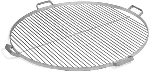 CookKing Edelstahl Grillrost 80 cm inkl. 4 Griffen Europäische Handarbeit