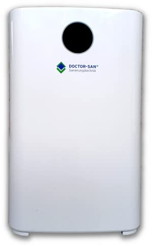 HEPA H14 Luftreiniger 3006 von doctor-san® | Filterleistung >99,997% | CADR 310m³ | bis 50m² Raumgröße | UV-Bestrahlung | Ionisator | 6-fach Filterung | Nachtmodus