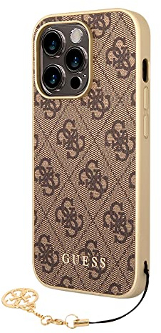 GUESS GUHCP14XGF4GBR Hardcase für iPhone 14 Pro Max 17.0 cm braun/braun 4G Charms Collection