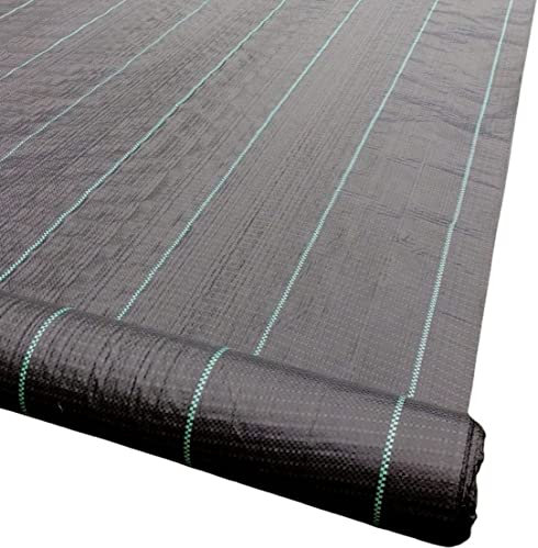 Ground Cover Weed Barrier Heavy Duty Weed Control Fabric, Breathable Weed Barrier Fabric, Garden Landscape Membrane for Patios Flowerbeds Lawns Walkways Quality Cover Tarp