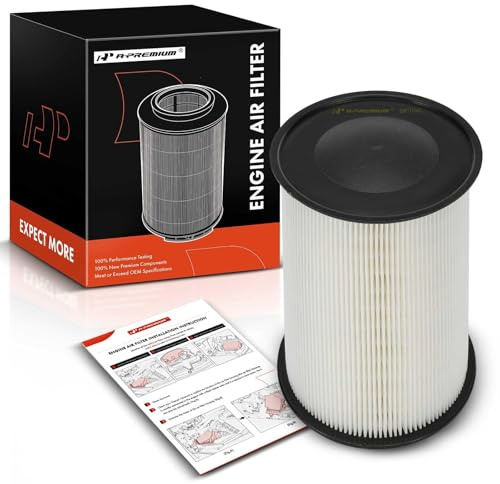 A-Premium Engine Air Filter Compatible with Ford Escape, Focus, Transit Connect & Lincoln MKC, 2012-2019, Radial Seal, Replace# 7M519601AC