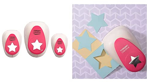 Vaessen Creative Motivstanzer set Stern & Motivstanzer Super Jumbo Stern Ø7,5cm