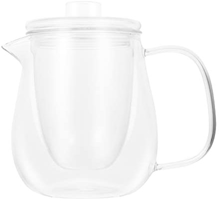 Anneome 1 Pc Tetera de Vidrio Tetera Suelta Tetera de Flores Vaso de Agua decoración Vintage pava Tetera Jarra de Agua portátil Antiguo Decorar té a Granel