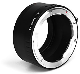 AI-EOS M objektivadapter kompatibel med Nikon AI-objektiv kompatibel med Canon EOS-M-kamera EF-M-adapter