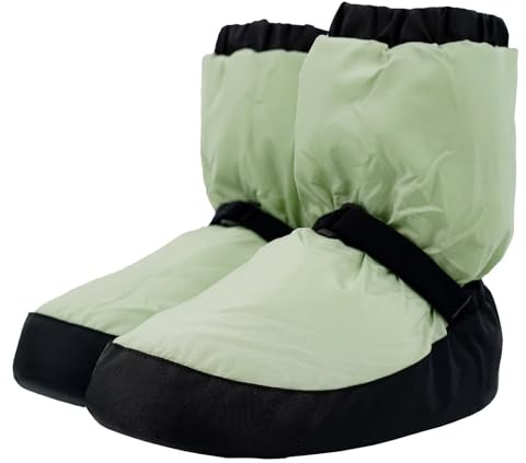 s.lemon Ballet Warm Up Bootie,Bambini Adulto Scaldapiedi Danza Verde 2XS