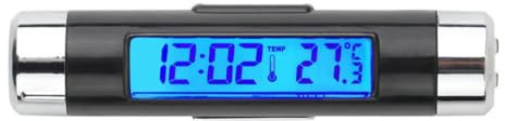 DollaTek Termómetro para automóvil,Termómetro de salida,Termómetro con retroiluminación de pantalla digital LED Accesorios para automóvil para la mayoría de los vehículos