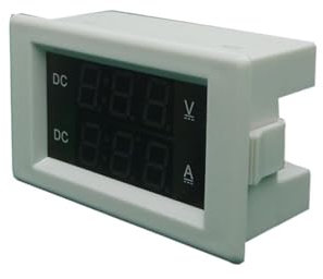 DC 600V 50A Doppio misuratore di corrente di tensione con sensore LED Voltmetro digitale Amperometro Volt Amperometro Amp Pannello Tester Calibro