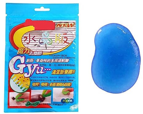 Generic 1 gel de limpieza de coche, reutilizable, limpiador de teclado, limpiador de polvo, polvo, suciedad, slime, herramienta multiusos para ventilación de automóvil