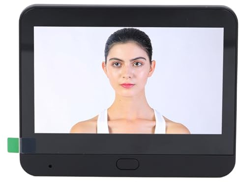 Intelligenter Digitaler Gucklochbetrachter, 1080P-Kamera mit 4,3-Zoll-LCD-Bildschirm, 2-Wege-Audio, Nachtsicht, WLAN, 128-GB-Speicherkarte Unterstützt, 5000-mAh-Akku, für Zuhause
