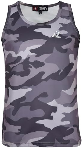 A2Z 4 Kids Pojkar Kamouflage Ärmlös Väst Idrotts Mjuk Känsla - Vest 008 Charcoal 5-6