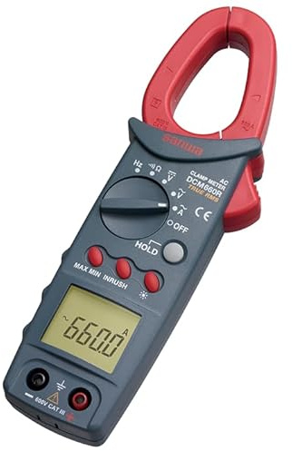 Japan KYORITSU SANWA DCM660R Clamp Meters Clamp Multimeter High Precision Pliers Ammeter Voltmeter AC+True RMS Suitable for electric work and air conditioning & DMM functions(DCM660R)