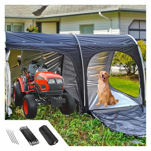 Bike Tent Outdoor Storage Waterproof Protect Against Wind, Rain, Snow, Dust - Ventilation Mesh Bike Shed Shelter for Bicycle Storage