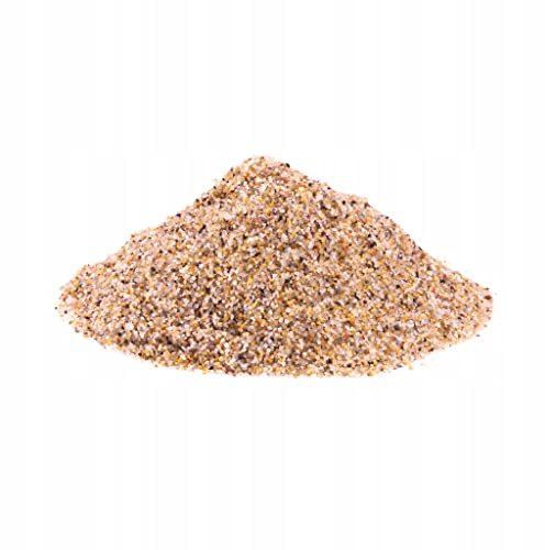 TD STONES Goldener Aquariensand Bernstein 0,8-1,2mm - Natürlicher Aquarium Kies, Kantengerundeter Bodengrund für Süßwasser, Deko Sand für Pflanzen, Fische & Nano Aquascaping, 2kg