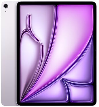 Apple iPad Air 13 Pouces avec Puce M3 : Apple Intelligence, écran Liquid Retina, 128 Go, caméras Avant/arrière 12 Mpx, Wi-FI 6E, Touch ID, autonomie d’Une journée – Mauve